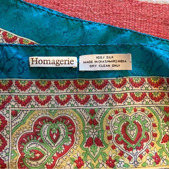 Homagerie - Silk Scarf - Made in India - Picture 4 of 4